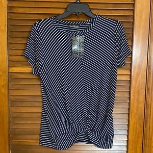NEW DUETIME Striped Top